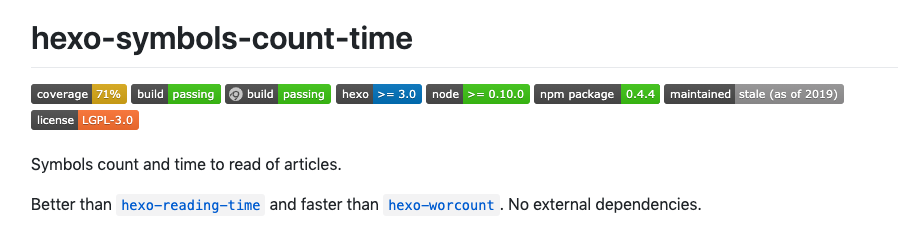 hexo-symbols-count-time